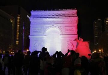 El Arco del Triunfo en el Festival de la Nieve de Sapporo 2017