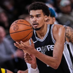 Un Wembanyama bajo mínimos