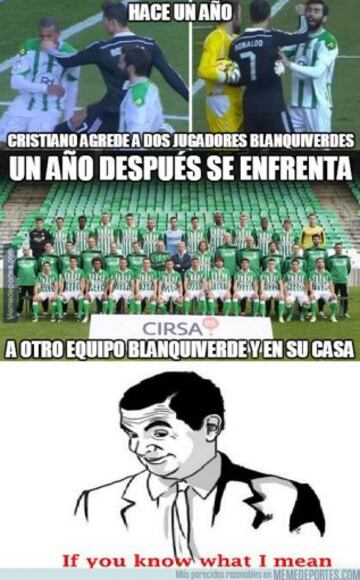 Los memes más divertidos del Betis-Real Madrid