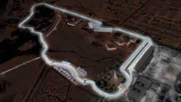 Circuito nocturno de Arabia Saudí.