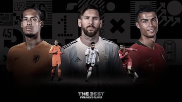 El The Best estará entre Messi, Cristiano y Van Dijk