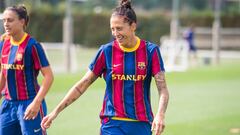 Jenni Hermoso, jugadora del Bar&ccedil;a. 