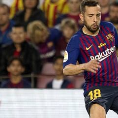 Jordi Alba, otro a la cola para mejorar su contrato