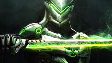 Alucinante recreación de la espada de Genji, Overwatch