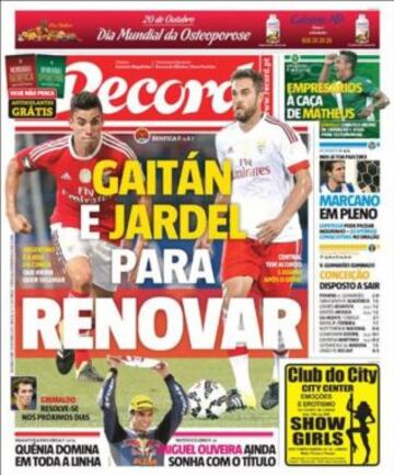 Portadas de la prensa deportiva