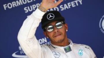 Lewis Hamilton, otra vez en la pole.