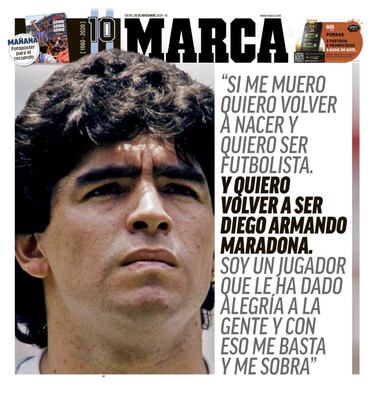 El cuestionario que Maradona le hacía a sus caza autógrafos