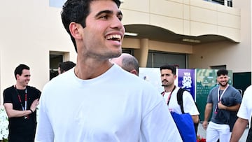 Carlos Alcaraz, en Bahréin.