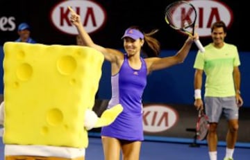 Ana Ivanovic deslumbró en el Kids Day del Abierto de Australia.