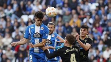 Pepe Sánchez será baja en el Deportivo ante Unionistas.