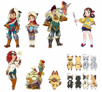 Ilustración - Monster Hunter Stories (3DS)