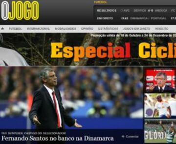 Portadas de la prensa extranjera