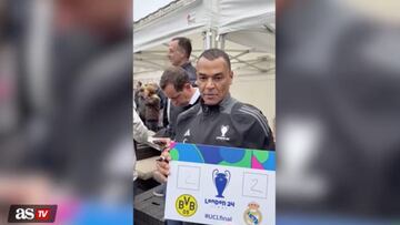 Cafú y Figo muestran su pronostico para la final