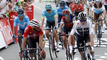 11/07/18 TOUR DE FRANCIA 2018
ETAPA 5 LORIENT - QUIMPER
CHRIS FROOME
NAIRO QUINTANA