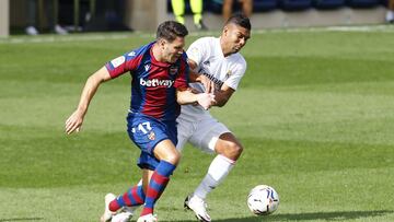 04/10/20 PARTIDO PRIMERA DIVISION 
 LEVANTE UD - REAL MADRID 
 VUKCEVIC  CASEMIRO 
 
 
 
 
 
 
 
 
 
 
 