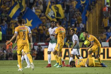 Las mejores imágenes del Tigres vs Santos en la liguilla