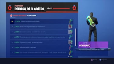 Fortnite: desafíos de Entrega en el centro (evento Air Jordan)