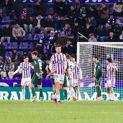 El Real Valladolid, de los equipos que más minutos juega en inferioridad