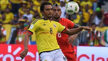 Abel Aguilar, volante colombiano.
