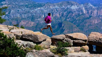 Imagen de un atleta rarámuri