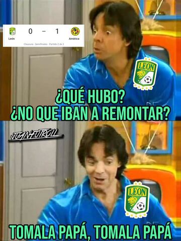 Los memes de la eliminación de América ante León