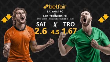 Saiyans FC vs. Los Troncos FC: horario, TV, pronósticos, estadísticas y clasificación