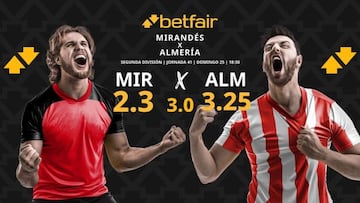 CD Mirandés vs. UD Almería: horario, dónde ver, pronósticos y clasificación