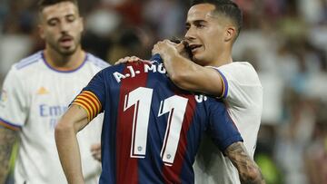 Morales, consolado por Lucas Vázquez.