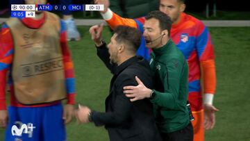 Y Simeone estalló contra Guardiola: el gesto que va a dar mucho que hablar
