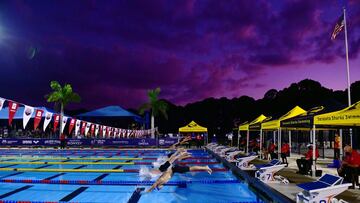 Cielos de película en el Abierto de EE UU de natación