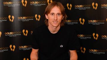 Premio a la madurez de Modric: el croata gana el Golden Foot