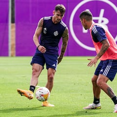 Pacheta, con todos los disponibles para el Burgos