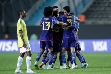 Japón y Colombia se enfrentan por la segunda fecha de la Copa del Mundo Sub 20 en el Estadio Único Diego Armando Maradona.