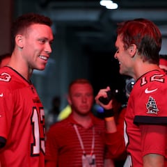 Aaron Judge y Tom Brady, la reunión que todos queríamos ver