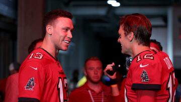 Aaron Juge y Tom Brady, la reunión que todos queríamos ver