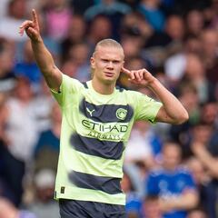 Haaland ha participado en 60 goles con Manchester City en esta temporada