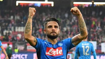Un doblete de Insigne clasifica al Nápoles a cuartos de la Copa