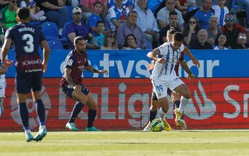 Karrikaburu, en un partido contra el Huesca con el Leganés.