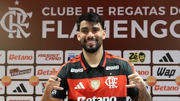 Paquetá, en su presentación con Flamengo.