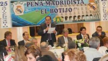 La Peña madridista El Botijo celebra su cuarto de siglo de historia