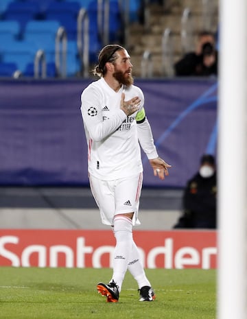 Sergio Ramos anot¨® el 2-0 de penalti.