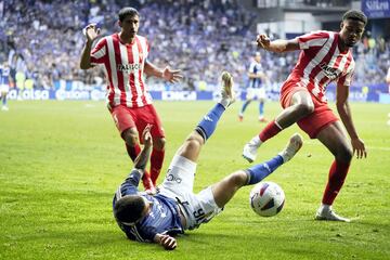 El jugador sportinguista maneja el centro del campo del equipo con una facilidad que parece un veterano y no lleva ni un año a las órdenes de Ramírez.