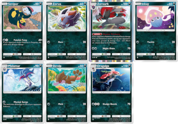 pokemon tcg pocket miniset a4a manantial oculto pokemon oscuridad