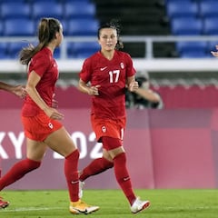 Canadá se viste de oro en la tanda de penaltis ante Suecia