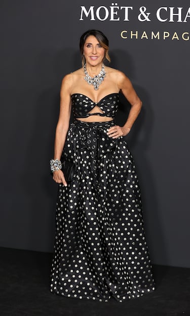 Paz Padilla posando en la alfombra roja de la gran fiesta Moët & Chandon Effervescence.