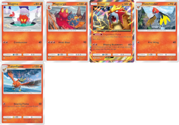 pokemon tcg pocket miniset a4a manantial oculto pokemon fuego