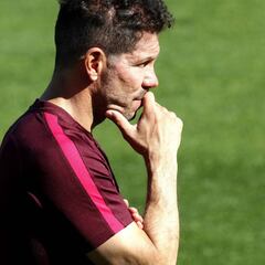 Simeone, de relax junto a su hija antes de enfrentarse al Villarreal