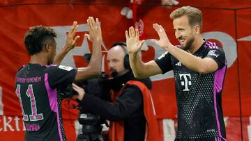 Kingsley Comany Harry Kane.