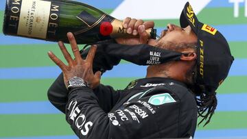 Lewis Hamilton (Mercedes). Nurburgring, F1 2020. 