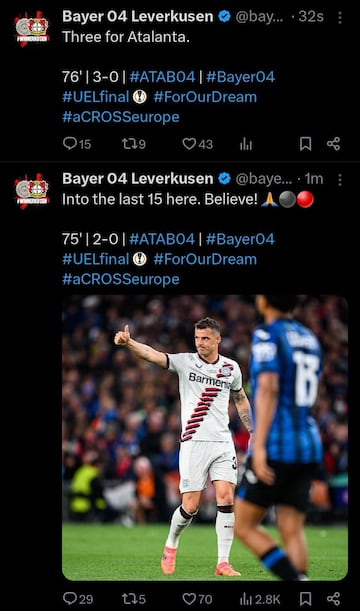 Lookman y Xabi Alonso, protagonistas de los memes de la final de la Europa League